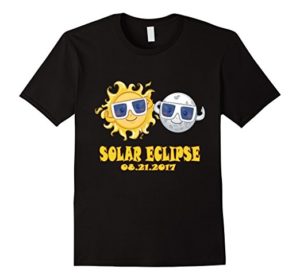 Solar Eclipse Cartoon Emoji Shirt