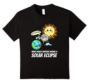 Solar Eclipse Photobomb Funny Tshirt