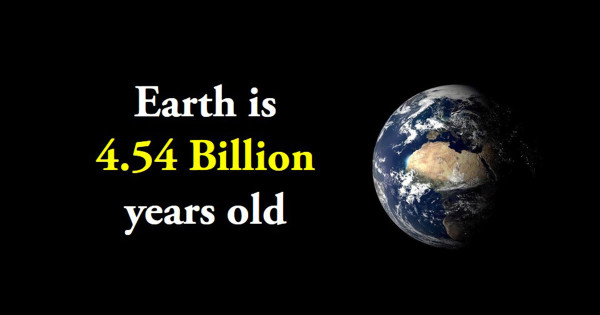 Age Of The Earth Is 4.54 Billion Years - Antariksha